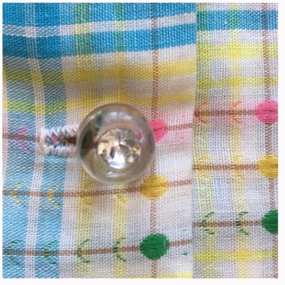 Vintage 1950s Atomic Plaid shirtdress - Picture 8 of 8